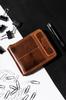 Men's leather wallet N55-HWS-8858 BROWN