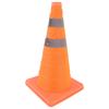 17.72in Traffic Cone Reflective Portable Bright Orange Multipurpose Foldable Road Cone for Garage