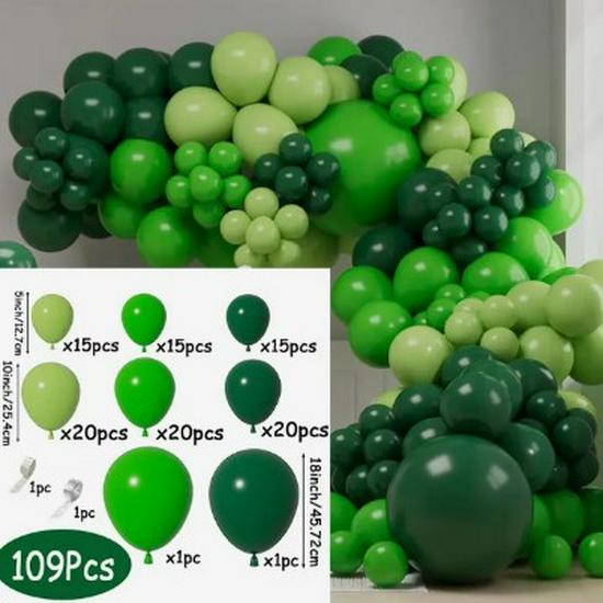 

Воздушные шары в стиле Мори оливкового и авокадово-зеленого цвета для украшения детского сада на Праздник драконьих лодок