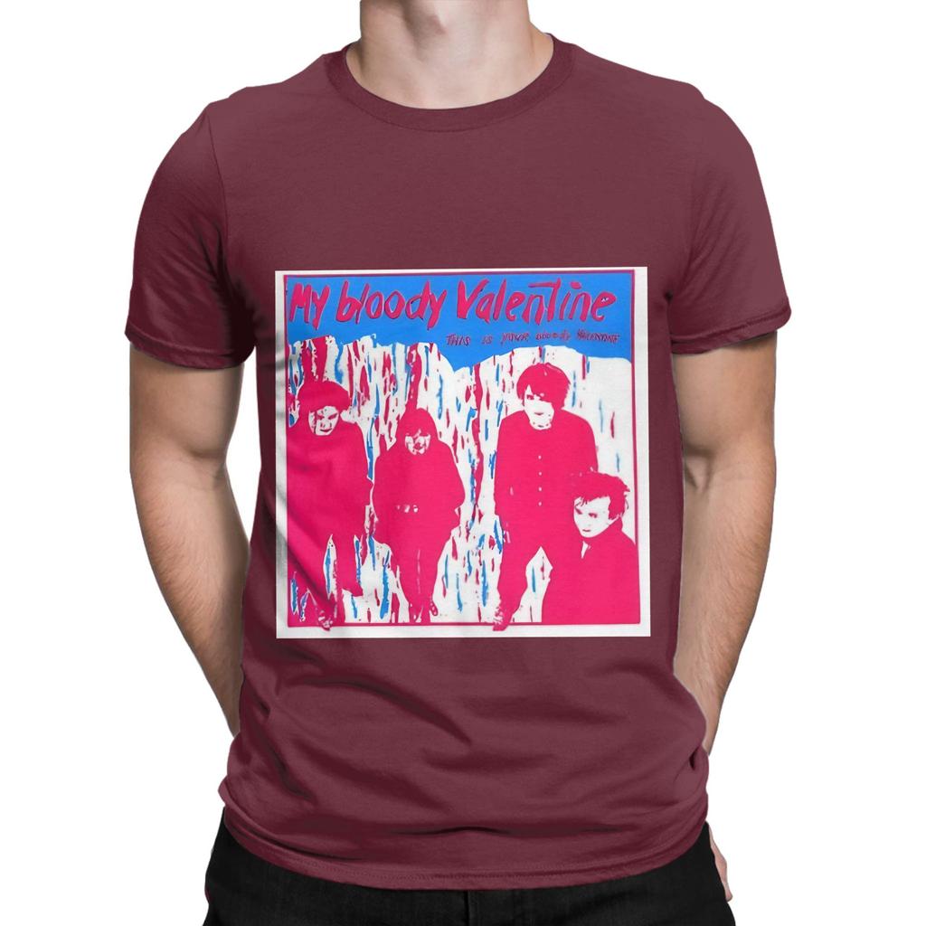 My Bloody Valentine Blue Funny Graphic 100 Cotton TShirt My Bloody Valentine Tees Tops For Unisex