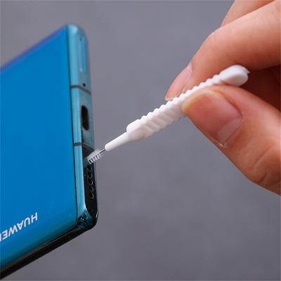 Mobile Phone Hole Cleaning Convenient Storage Easier To Clean 0.05kg Cleaning Tool Anti-clogging Small Brush Nylon Bristles