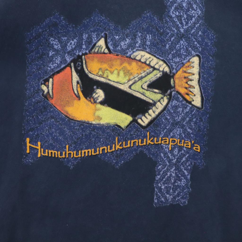 Crazy Shirt Back Print Humuhumunukunukuapuaa Short Sleeve T-shirt Men's Used