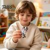 PLA Ziegenfigur 1/2 Stück 3D-gedrucktes Fidget-Spielzeug, Cartoon Realistisches Modell mit beweglichen Gelenken, Gelenkige Tierfigur für Desktop-Dekoration Schreibtisch