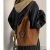 Large Capacity Bag Women'S Autumn And Winter Retro Fashion Shoulder Bag Niche Versatile Commuter Tote Bag