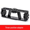 Multi-Functional Tripod Adapter with Three-Head Clip for Live Streaming and Mobile Devices