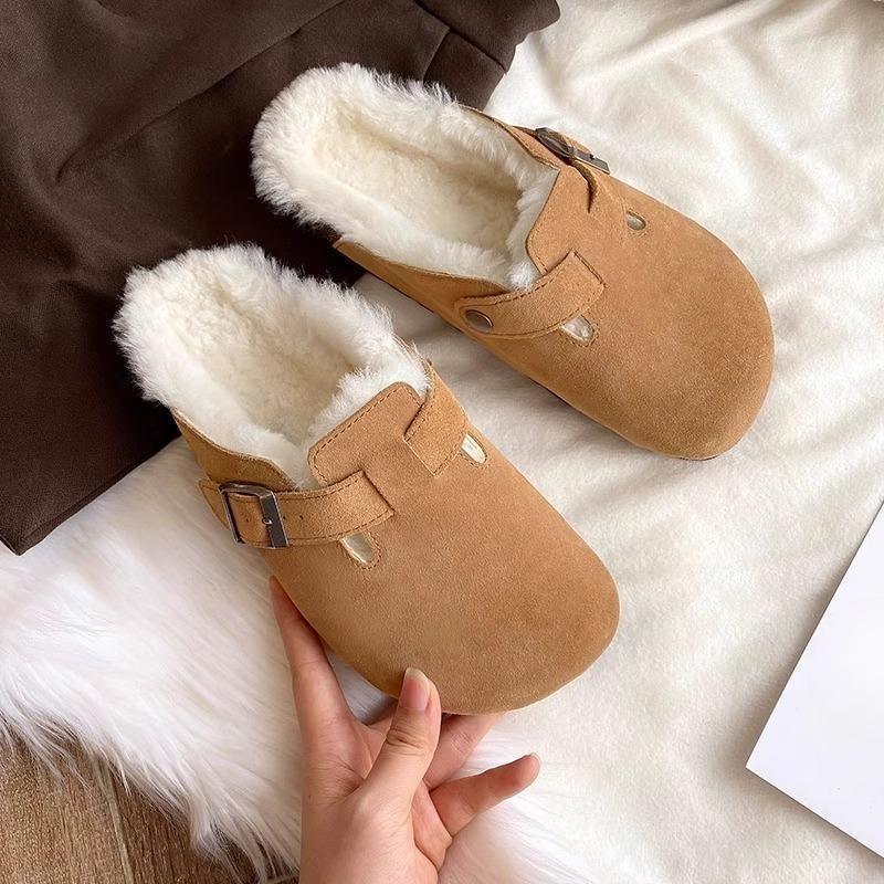 Cotton Slippers for Women - New Style Shoes. Winter and Autumn Thick-soled and Padded Shoes.