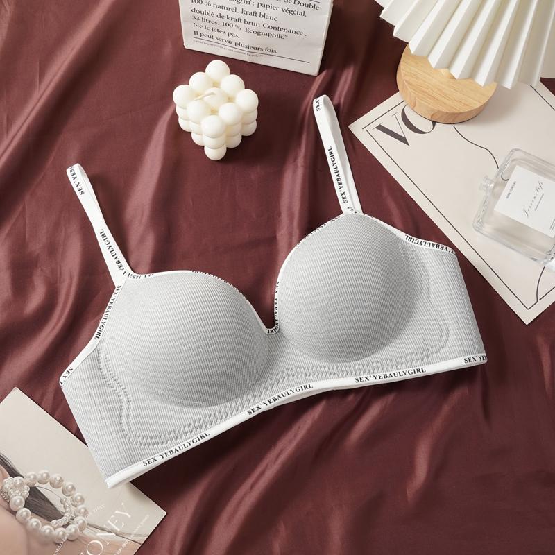 Girls Thick Sponge Cup Bra Push Up Soft Cotton Underwear Women Seamless Lingerie Female Wireless Bralette