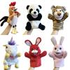 Cartoon Animal Plush Hand Puppet Panda Crocodile Doll Children Prop Performance