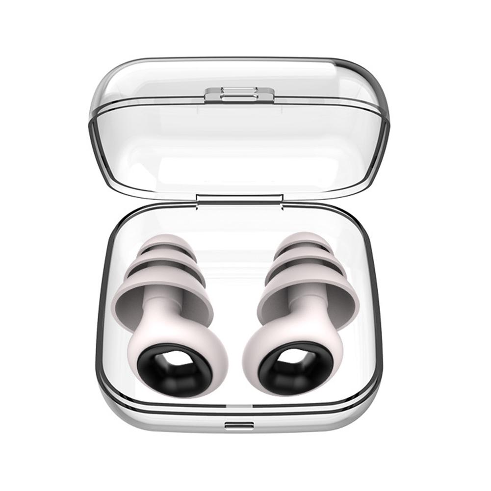 1Pairs Motorcycle Noise Reduction Earplugs 27dB Comfortable Memory Foam Silicone Sleep Soundproof Earplugs Motorcycle Equipment