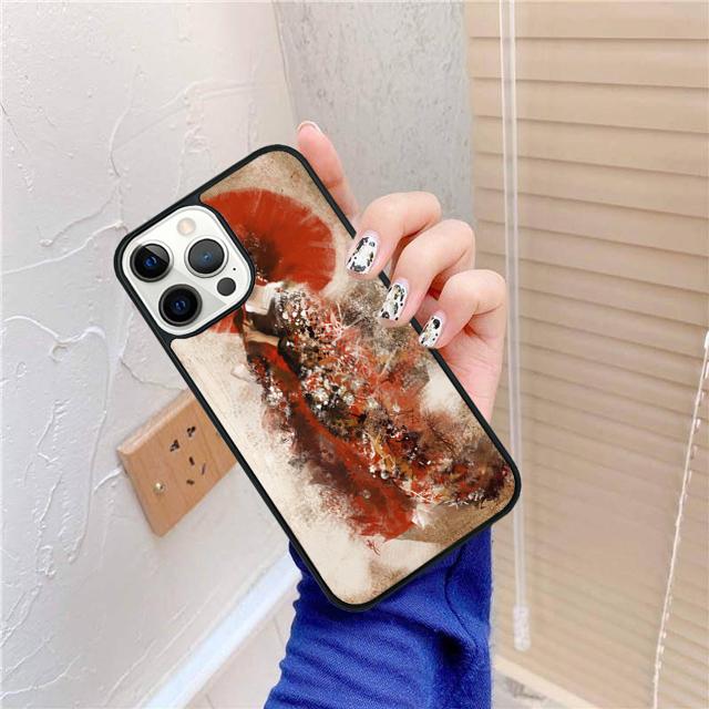 Japanese Geisha Phone Case For For iPhone 17 Air 16 15 11 12 13 14 Pro Max Plus coque