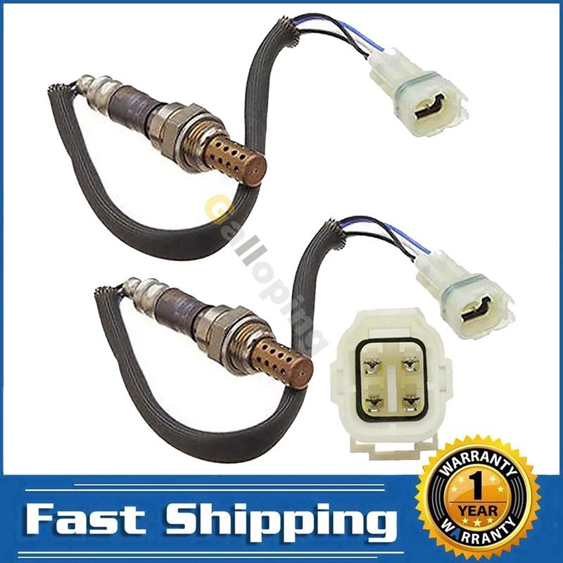 2pcs O2 Oxygen Sensor 1 2 for Suzuki Aerio 2002 2003 2.0L 2004 2005 2006 2007 2.3L Upstream Downstream 4 Wires 234-4105 234-4225