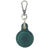 Retro Leather Leather Protective Case Protector KeyRing Keychain Locator Cover for Apple AirTag