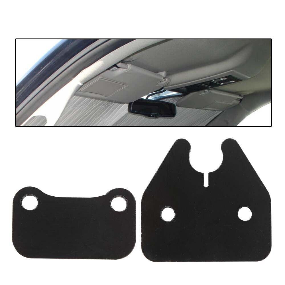 New Black Sun Visor Clip Retaining Set with Screws For Dodge Ram 1500 2019-2022