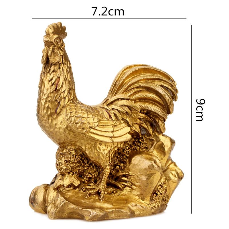 Kreative Retro Messing Tierkreiszeichen Simulation Tier Goldene Kleine Skulptur Handwerk Dekoration Chinesische Moderne Heimdekoration