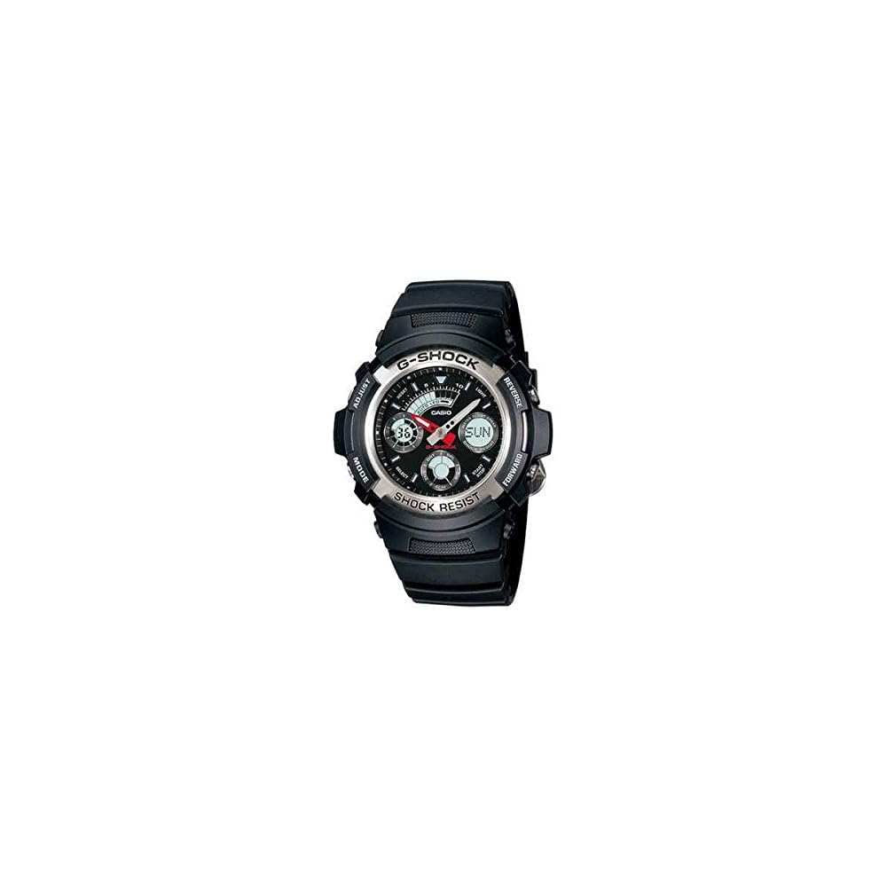 Casio G-Shock Men s Wristwatch AW-590-1AJF Analog Digital Water Resistant Black