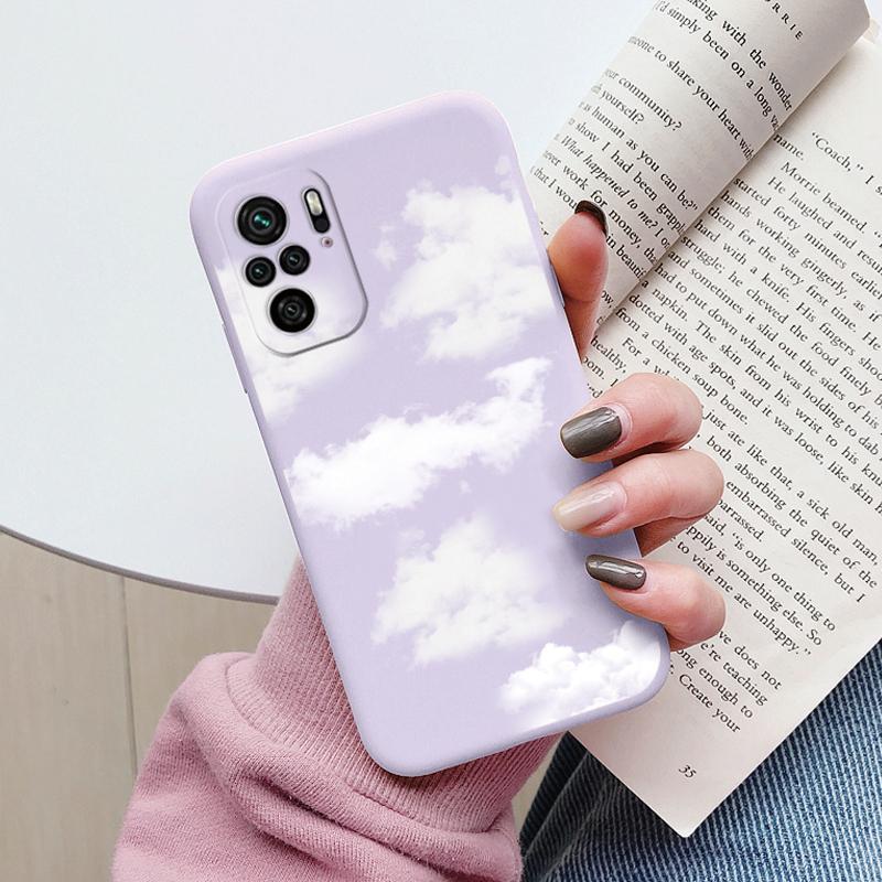 Heart Flower Case For Poco M5S Phone Cover Cute Silicone Shockproof Soft Coque For Poco M5S PocoM5S M5 S Shell Cartoon Lovely