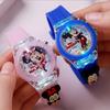 Marvel Cartoon Glow-in-the-Dark Silicone Quartz Watch for Kids and Students