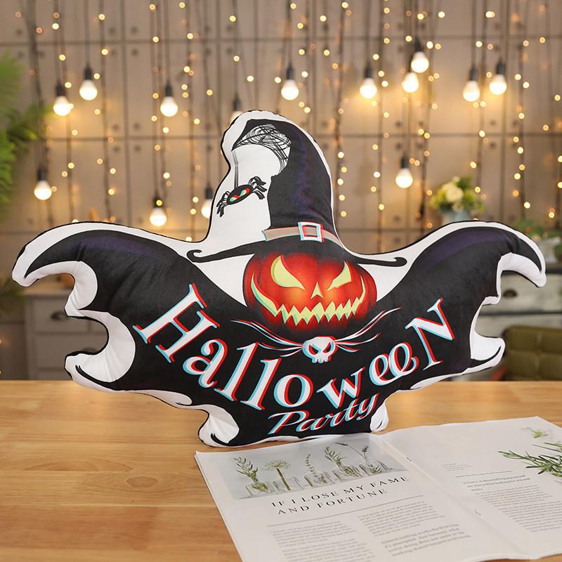 Pumpkin Halloween Zombie Ghost Bat Plush Toy Stuffed Doll Decoration Gift Kids