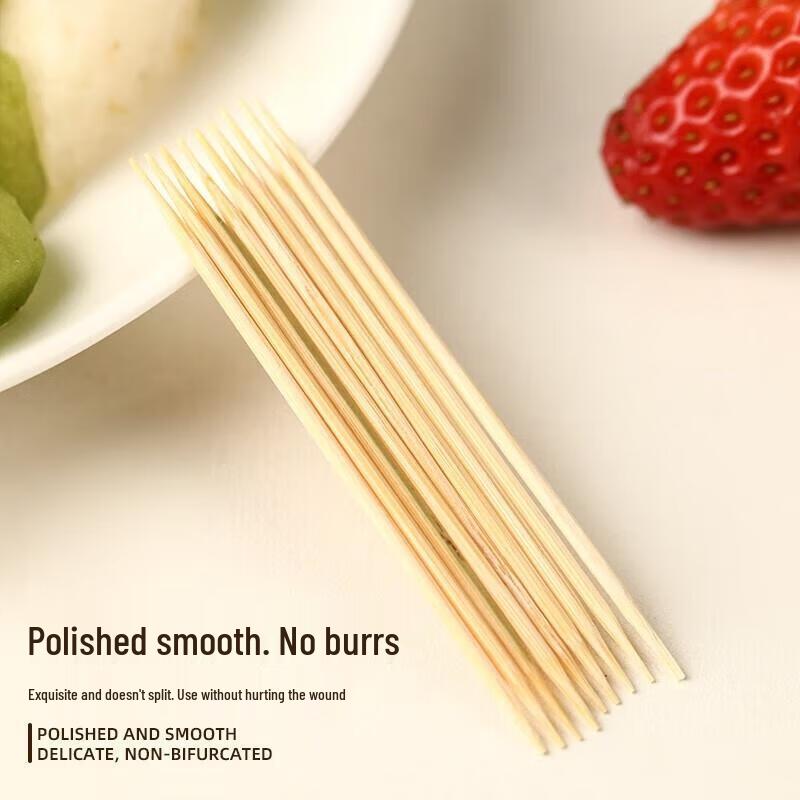 Camellia Disposable Double-Ended Bamboo Toothpicks