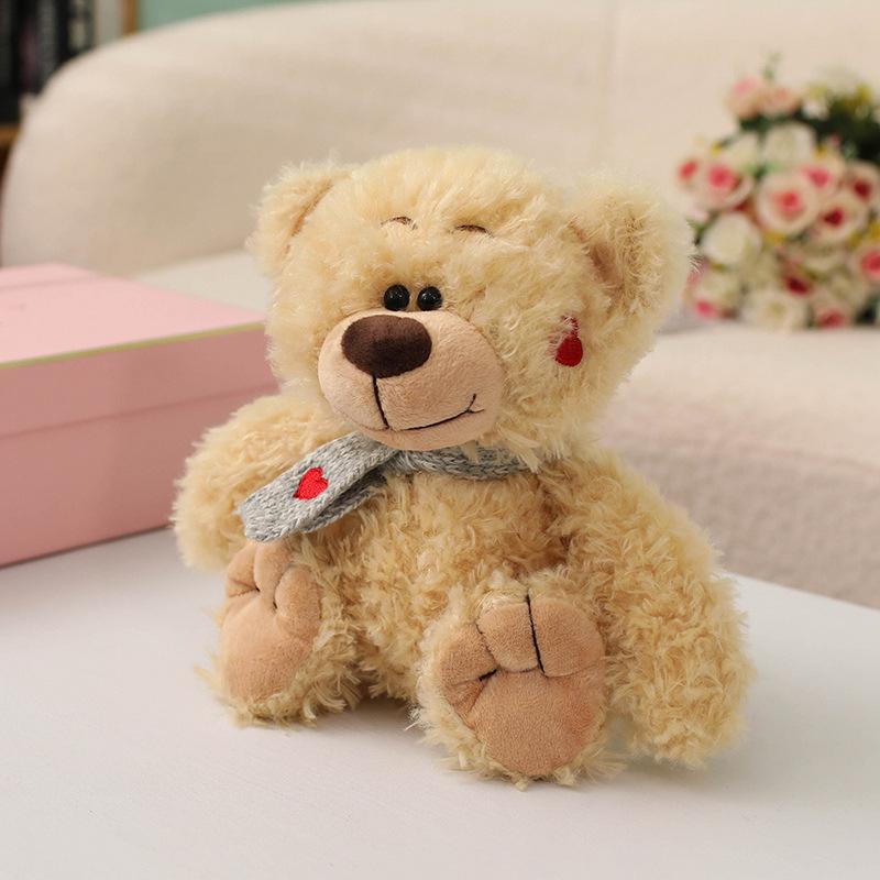 

Любовь медвежьи объятия медведь кукла плюшевая игрушка кукла зайчик дети сопровождают успокаивающая кукла 27cm（0.18kg）