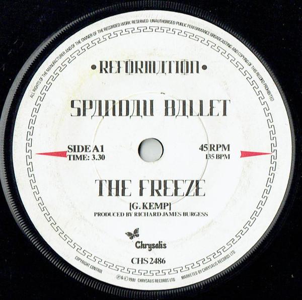 

7inch Record SPANDAU BALLET The Freeze CHS2486 Chrysalis 1981 UK Dance Electronica Used