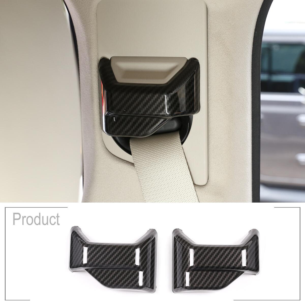 Carbon Safety Seat Belt Cover Trim For Benz G W463 G350 400 G55 G63 -