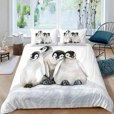 Pinguin Bettbezug Antarktische Tiere Für Frauen Kinder Jungen Winter Tierwelt Thema Für Schlafzimmer Ration Königin Größe Bequem