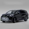 New 1:24 Scale SIENNA MPV Van Toy Car Model Die-cast Miniature Pull Back Sound and Light Car Door Can Be Opened Collectible Boy Children Gift