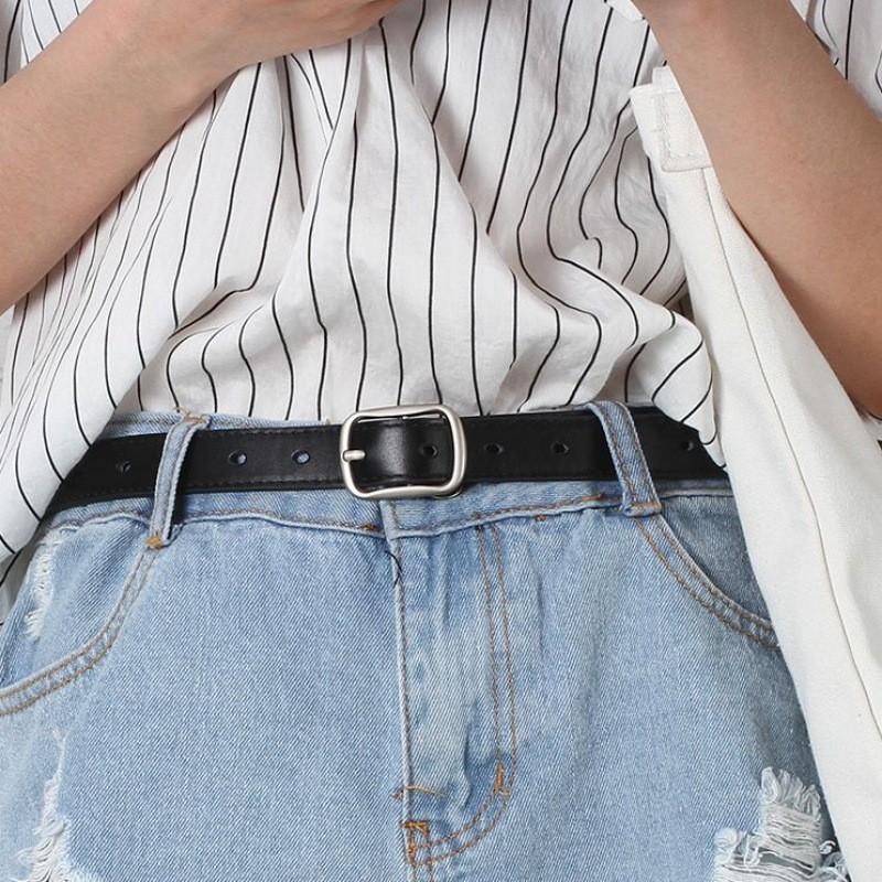 Contemporary Black Womens Pants With Stylish Buckle And Belt For Chic Effortless