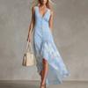 2026 Spring and Summer European and American Cross-border Amazon Independent Station New Temperament Casual Elegant Vacation Style Hem Dress