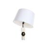 Desk lamp Home ESPRIT White Bronze 50 W 220 V