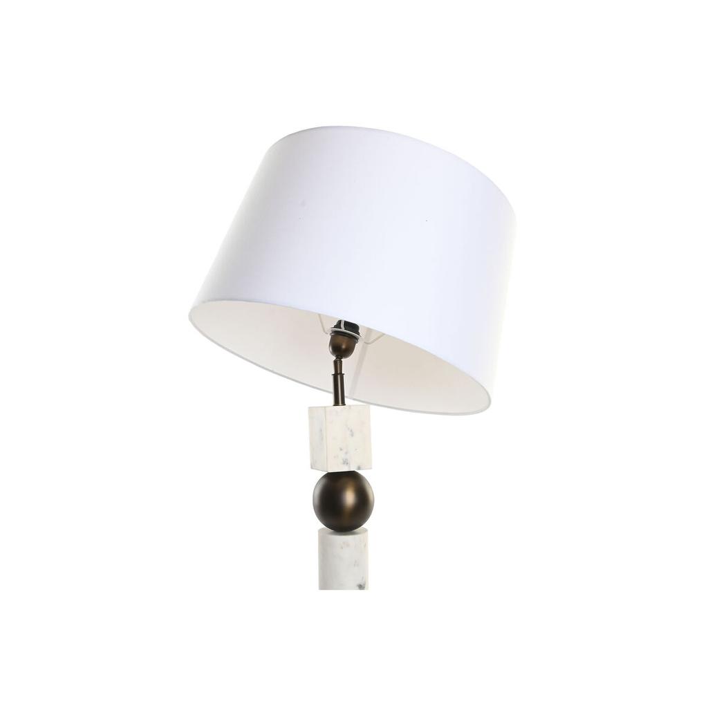 Desk lamp Home ESPRIT White Bronze 50 W 220 V