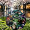 Custom Name Personalized Genshin Impact Print Umbrella, Auto Open Close, 8‑Rib Sturdy Frame, Commute Camping Hiking Use, Birthday Gift