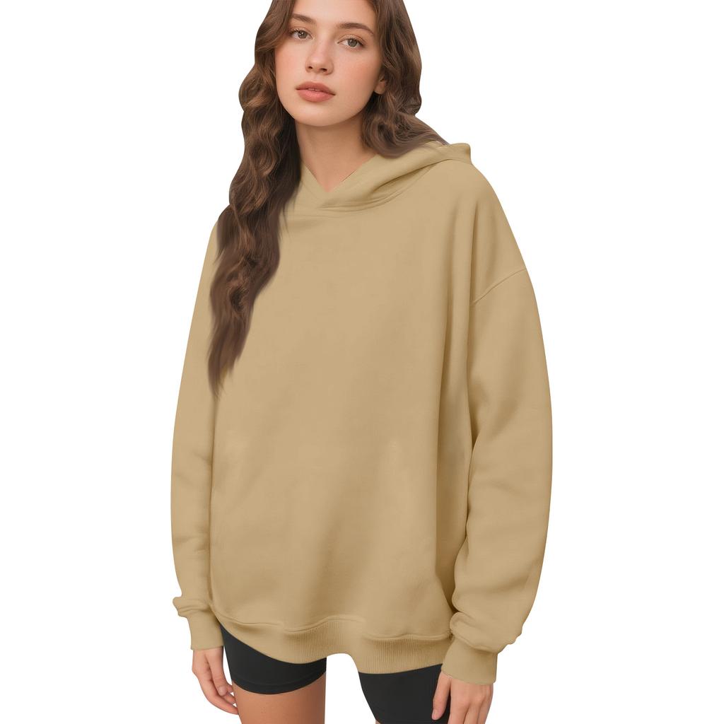 Womens Hooded Sweatshirts Casual Comfy Tops Fall Fashion Outfits
