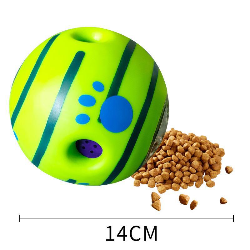 Interactive Dog Toy Balls: Chewable, Boredom-Busting Food Hiders with Sound Effects