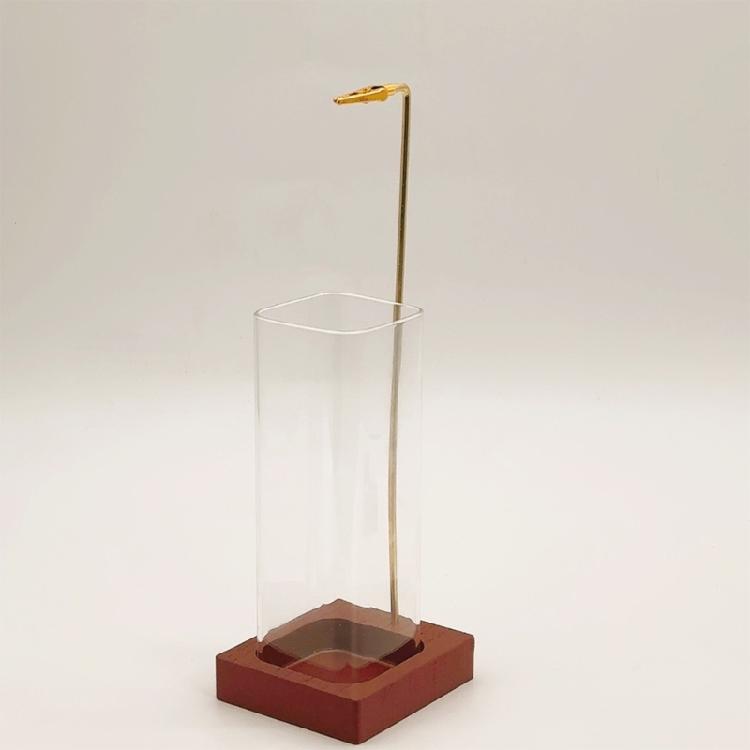 Modern Incenses Burners with Glass Ashes Catcher Anti Ashes Flying Inverted Incenses Stick Holder Stand Home Decors