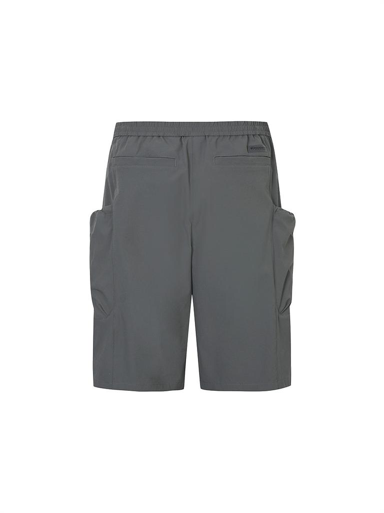 DISCOVERY EXPEDITION Freshvent Women'S Ripstop Parachute Bermuda Cargo Shorts (D/Grey)