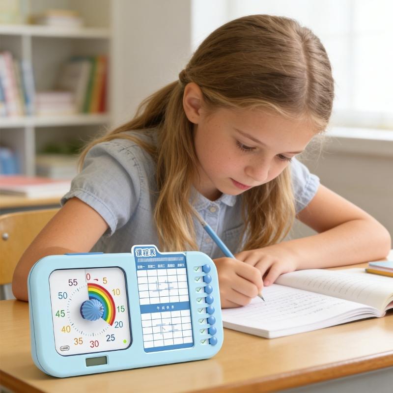 60 Second Visual Display Device With Digital Screen And Task Monitor For Time Management In Office And Study Area