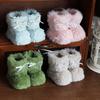 Christmas Boot Ornament Fuzzy Shoes Christmas Tree Hanging Ornaments Soft Plush Winter Boots Pendant for Home Office Decor