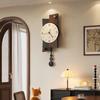 1PC Living Room Wall Clock Chinese Antique New Creative Retro Simple Dining Room Clock Wall Clock Home Decoration