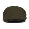 Solid-colour flat-brim cap Forward-facing cap Beret Cotton casual cap Casual cap for men and women