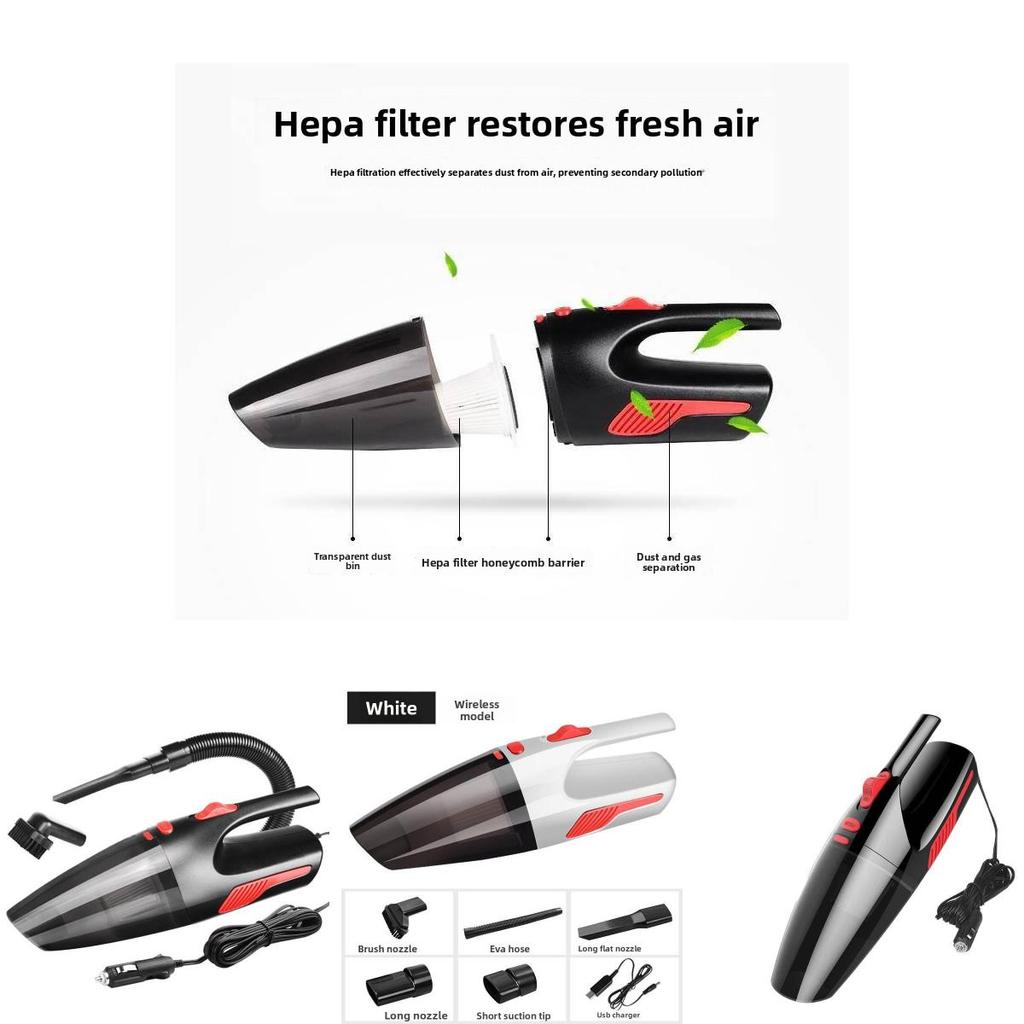 Portable Cordless Wet Dry Car Wireless Vacuum Cleaner With High Suction For Home And Vehicle Use