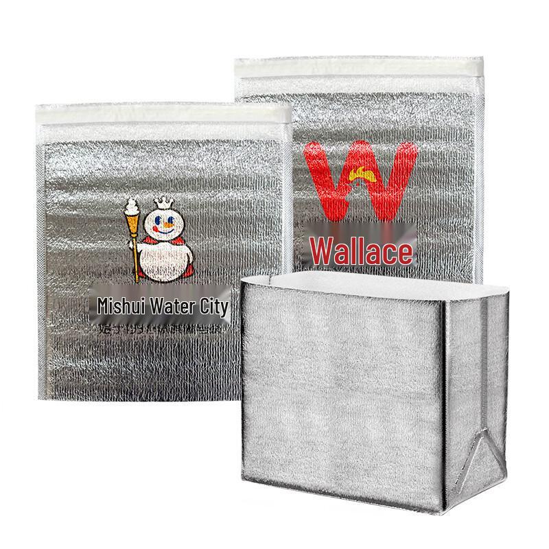 Одноразовый термоизолирующий пакет из алюминиевой фольги 20x20 cm