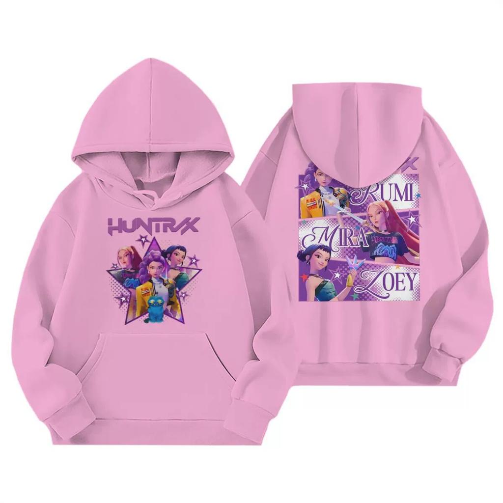 KPop Demon Hunters Kids Hoodies Girls Clothes Children Movie New Sweatshirt Long Sleeve Pullover K-Pop Demon Hunters Casual Tops