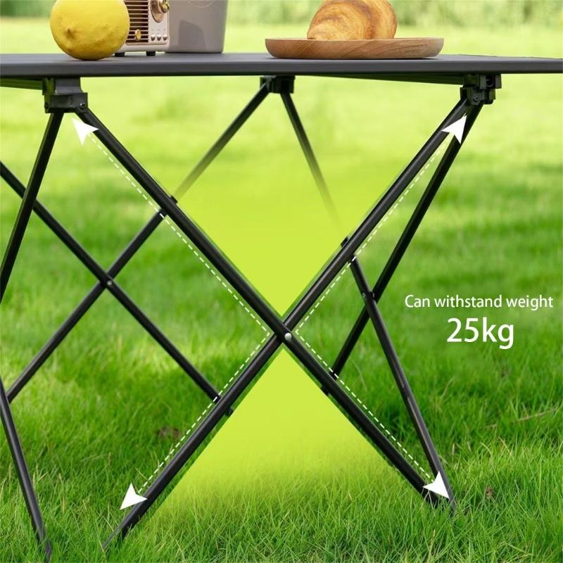 Scratch Resistant Camping Table Aluminum Alloys Light Weight Travel Table for Outdoor Activity