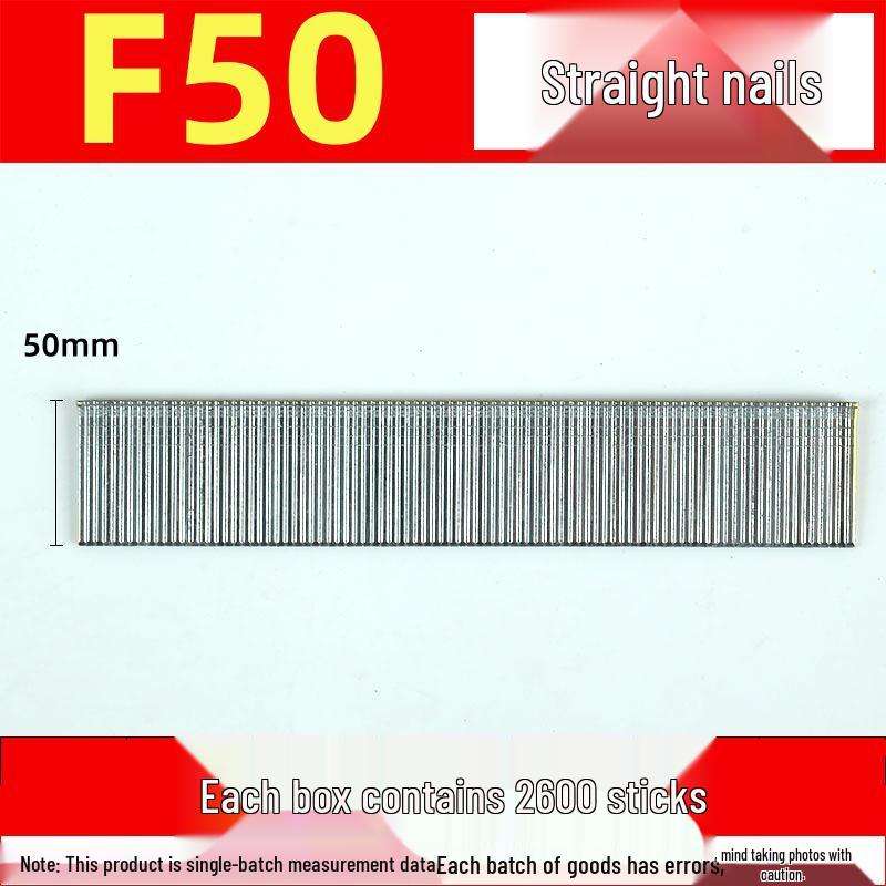 F30 Steel Pneumatic Straight Strip Nails for Woodworking & Furniture