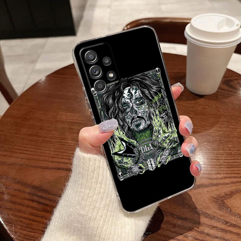 Pantera Rock Band Darrell Phone Case For Samsung Galaxy A55 A54 A52 A53 A15 A14 A13 A21S A23 A51 A34 A35 A33 A32 A72 Clear Cover