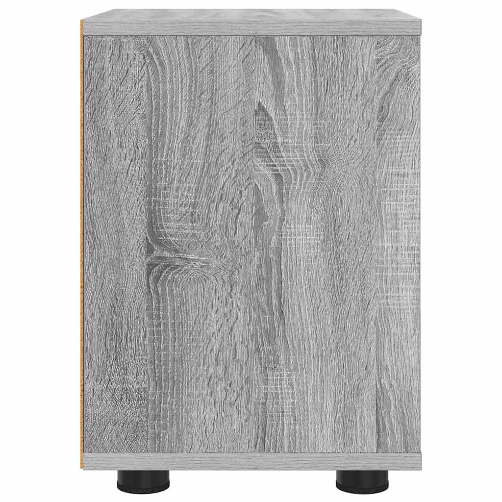Nightstands 2 Pcs Grey Sonoma 30.5 X 30 X 43 Cm Engineered Wood