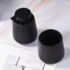 INS Dark grey Ceramic Couple mouthwash cup Bathroom Accessorie