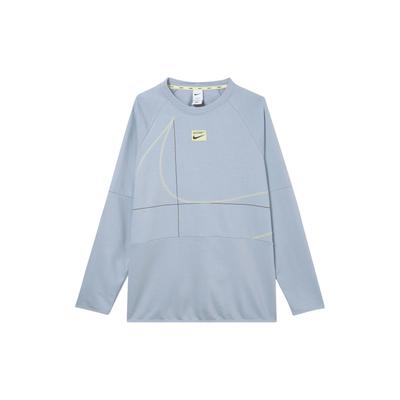Nike Grafischer Print Figurbetontes Langarm-Sweatshirt Herren Sweatshirts Blau DQ6623-412